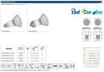 Лампа светодиодная рефлекторная E14 KANLUX LED60 SMD 3,3W CW 6500K