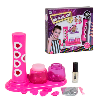 Детский набор для маникюра " Крутые ногти  для девочек " с распылителем для блесток