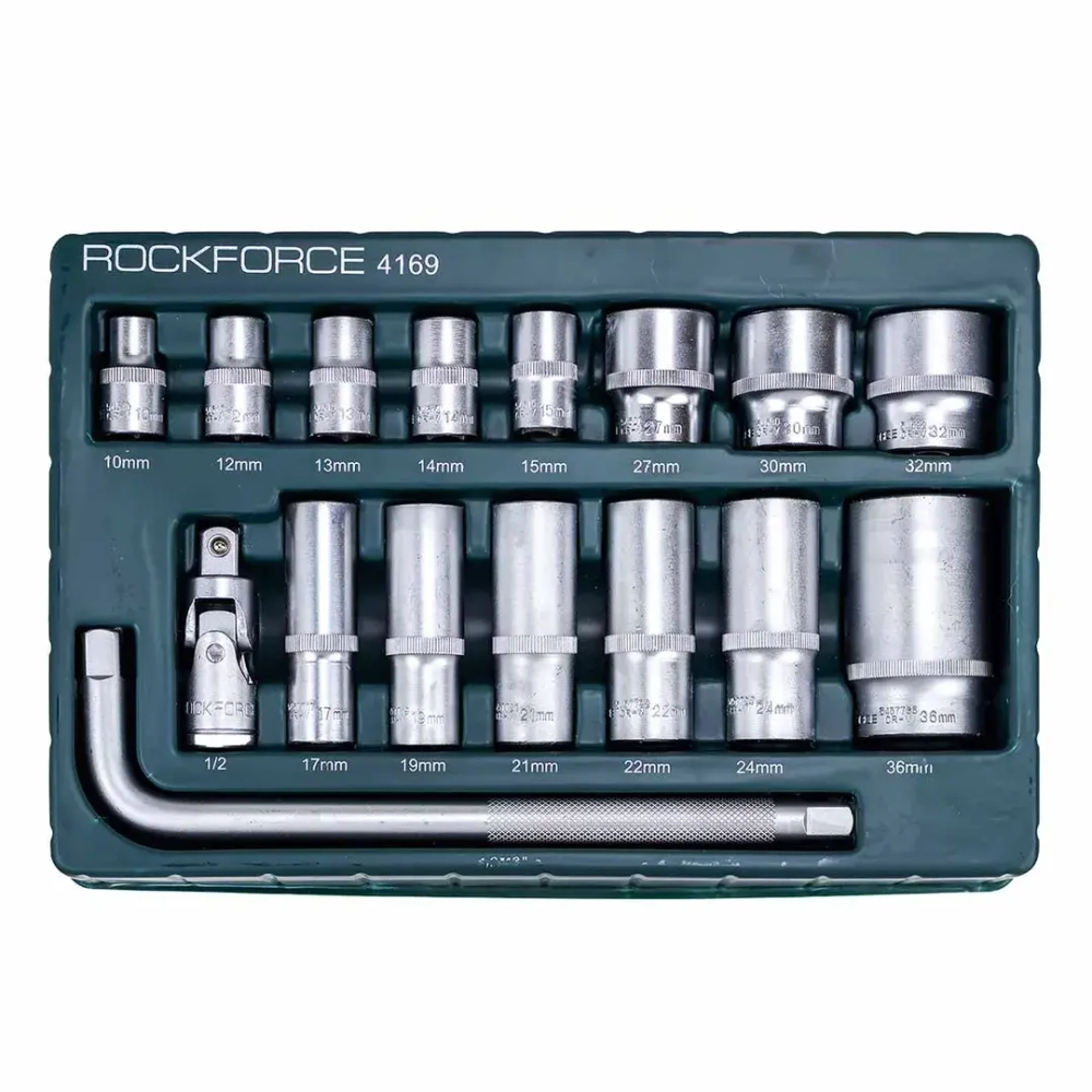 Набор головок (16 предметов) RockForce RF-4169