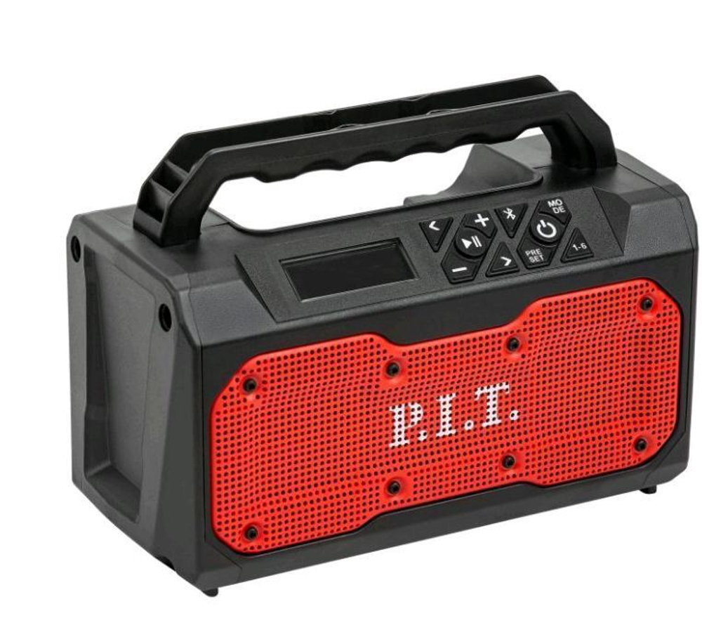 ЕАС bluetooth-радио АККУМ. PJS20H-10A SOLO (20В,85.7-108 МГц, 2х10 Вт, USB 2.0, выход: 5В, 2.1А)