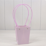 Пакет подарочный 15,5х13х9,5 Ваза для цветов (Сиреневый)