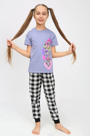 Пижама с брюками для девочки 91240 для девочки (футболка, брюки)