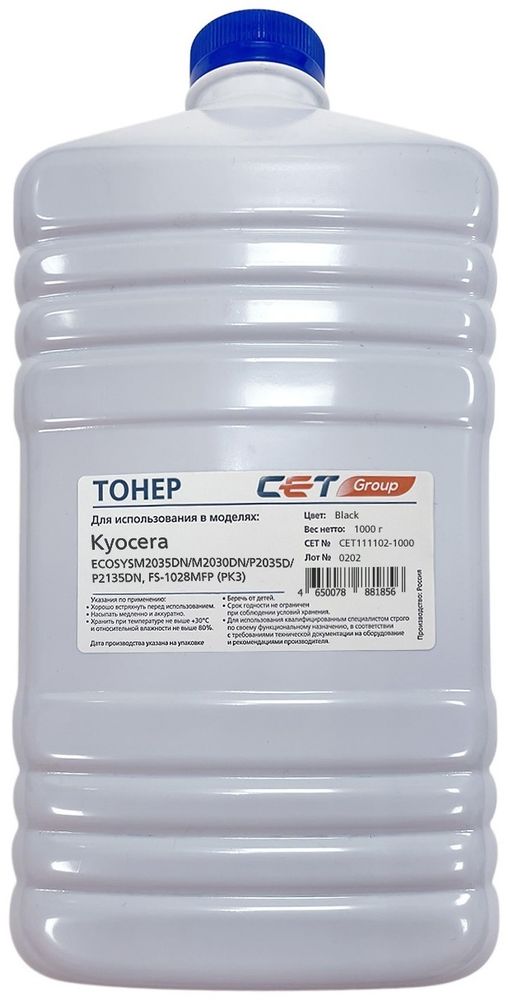 Тонер CET CET111102-1000 черный