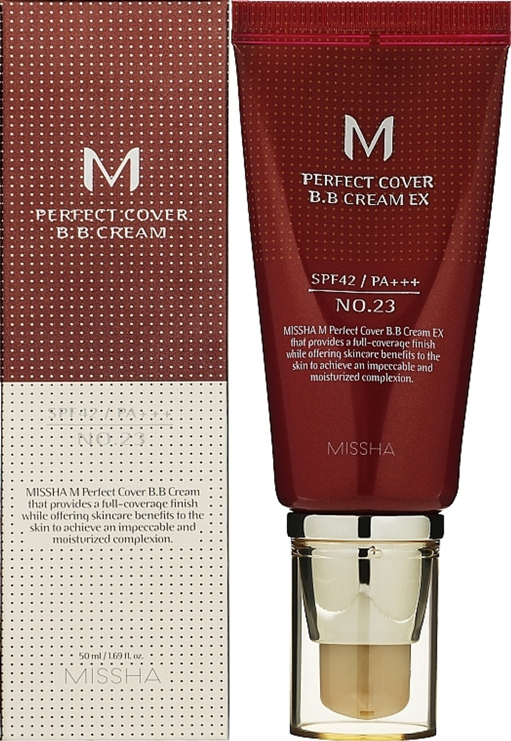 Missha Perfect Cover BB Cream SPF42 PA+++ 21 тон