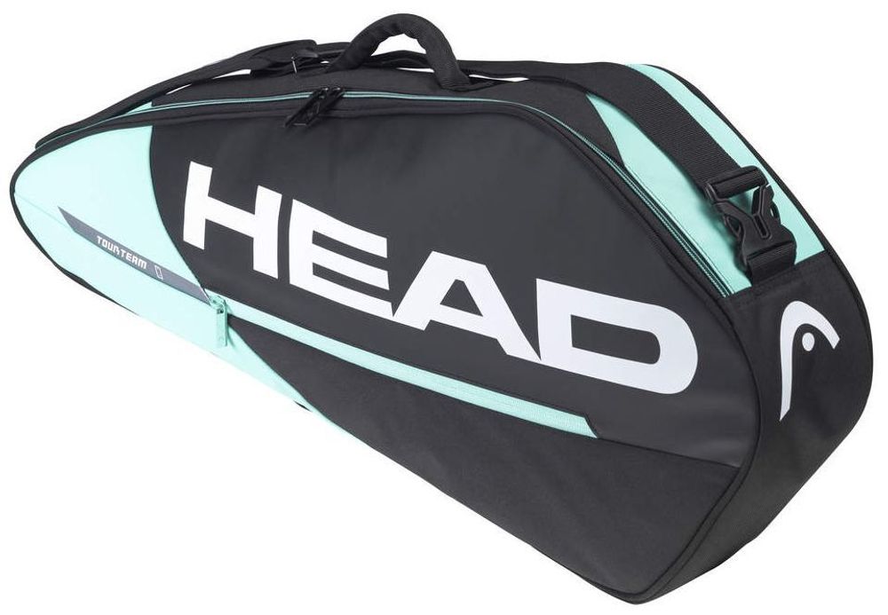 Сумка теннисная Head Tour Team 3R - black/mint