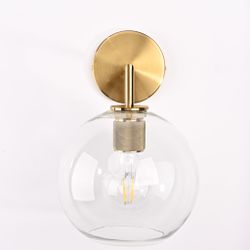Бра Rh Utilitaire Globe Shade Single Sconce Brass By Imperiumloft