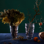 Ваза crumpl, 20 см, серая