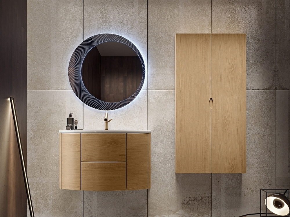 Зеркало Cezares 80 45053 с подсветкой круглое