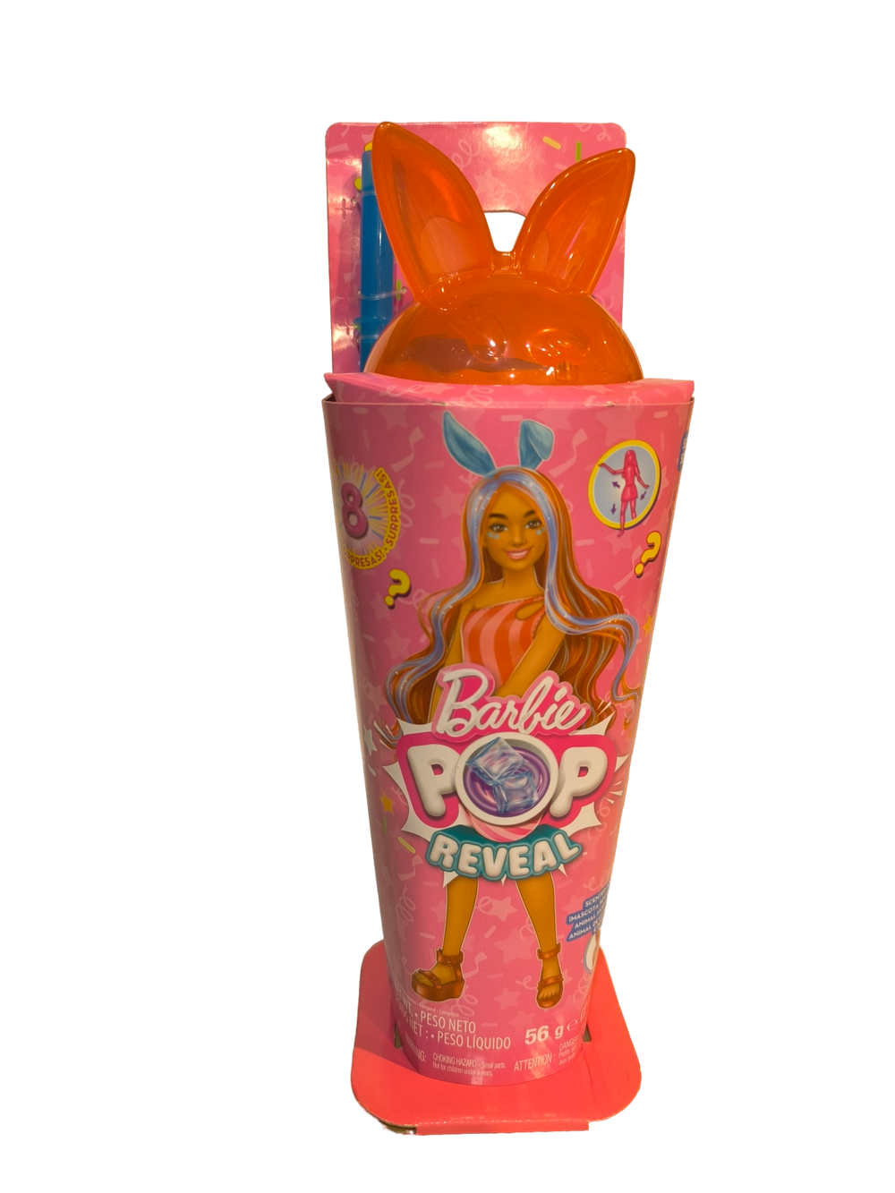 Barbie Pop Reveal Shake JCN87 — ароматная кукла-кролик с сюрпризами, вечеринка с животными