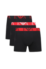 Трусики-боксеры 3шт. Emporio Armani - черный(111473 4F715)