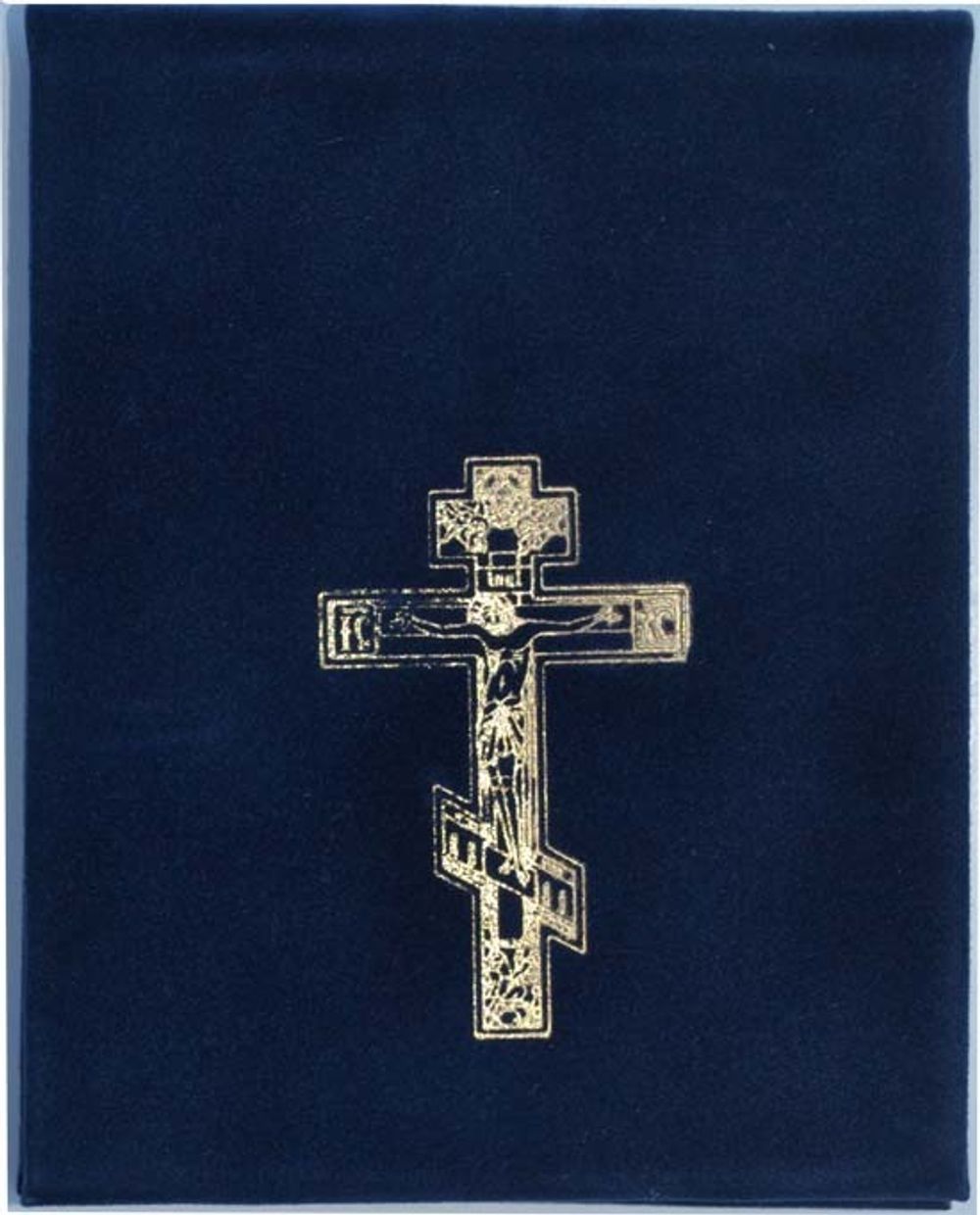 Спиридон Тримифунтский. Маленькая серебряная икона в бархатном футляре 5,5 х 7,5 см