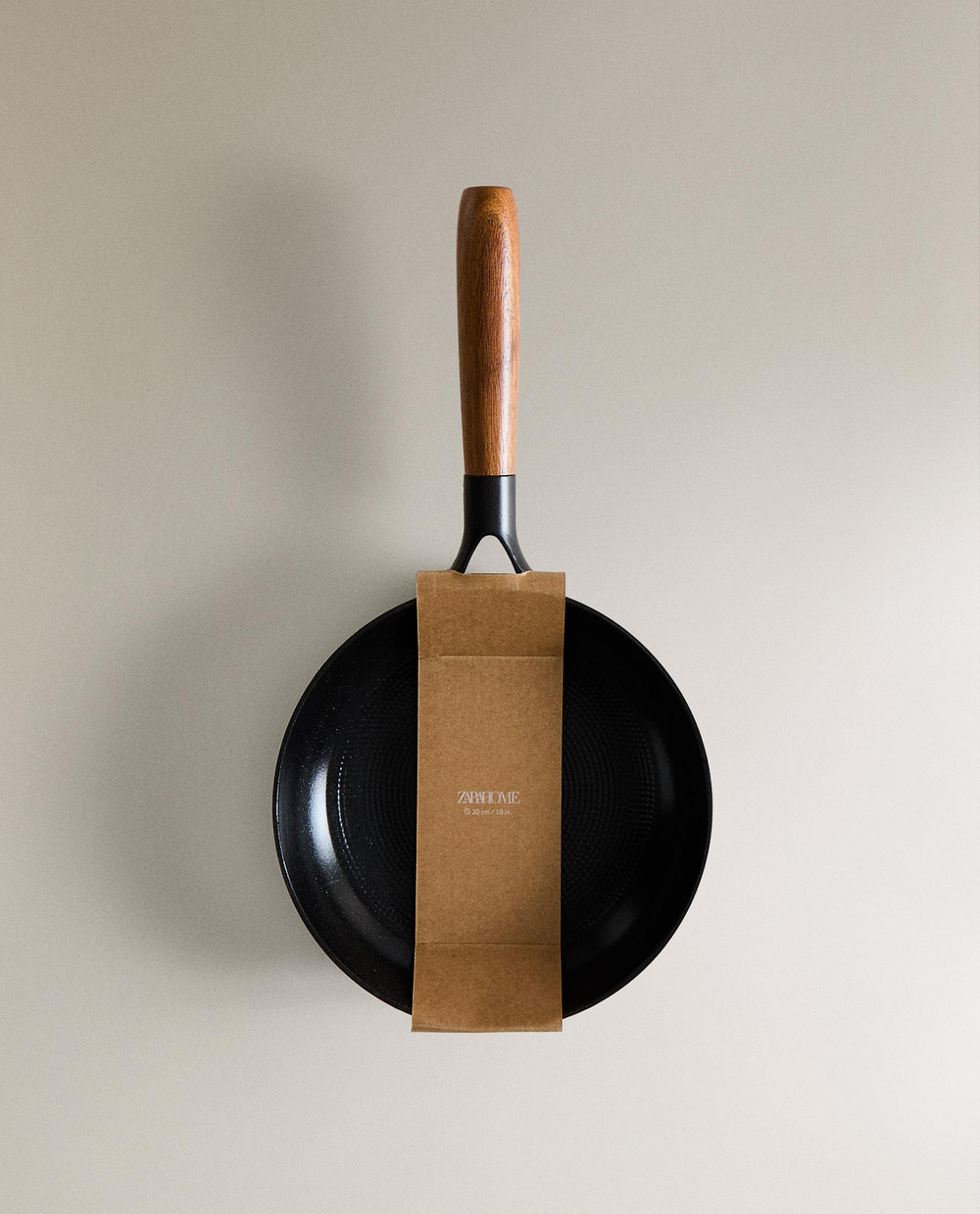 Zara Home сковорода из нержавеющей стали, цвет кремовый, 39 см