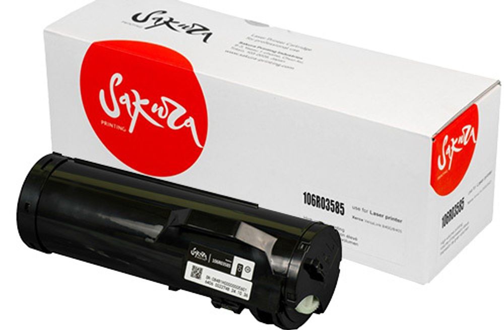 106R03585 Sakura картридж для XEROX, черный, 24600 к.