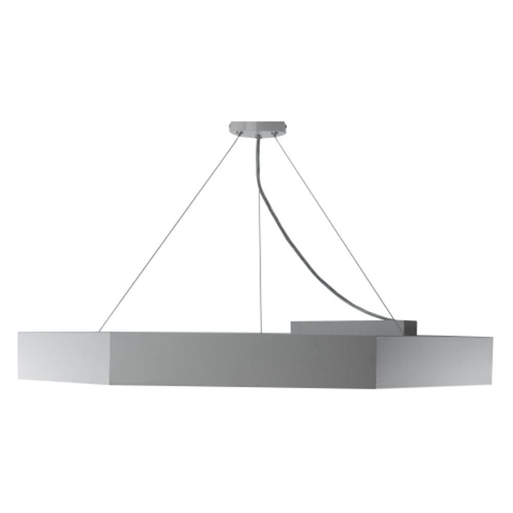 Светильник LED ЭРА Geometria SPO-121-W-40K-038 Hexagon 38Вт 4000К 4000Лм IP40 600*600*80 белый подвесной | Декоративные светильники Geometria