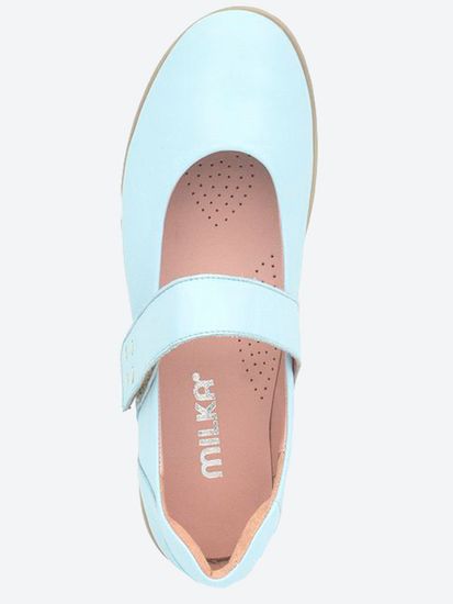 1102 Женские балетки (Светло-синий)