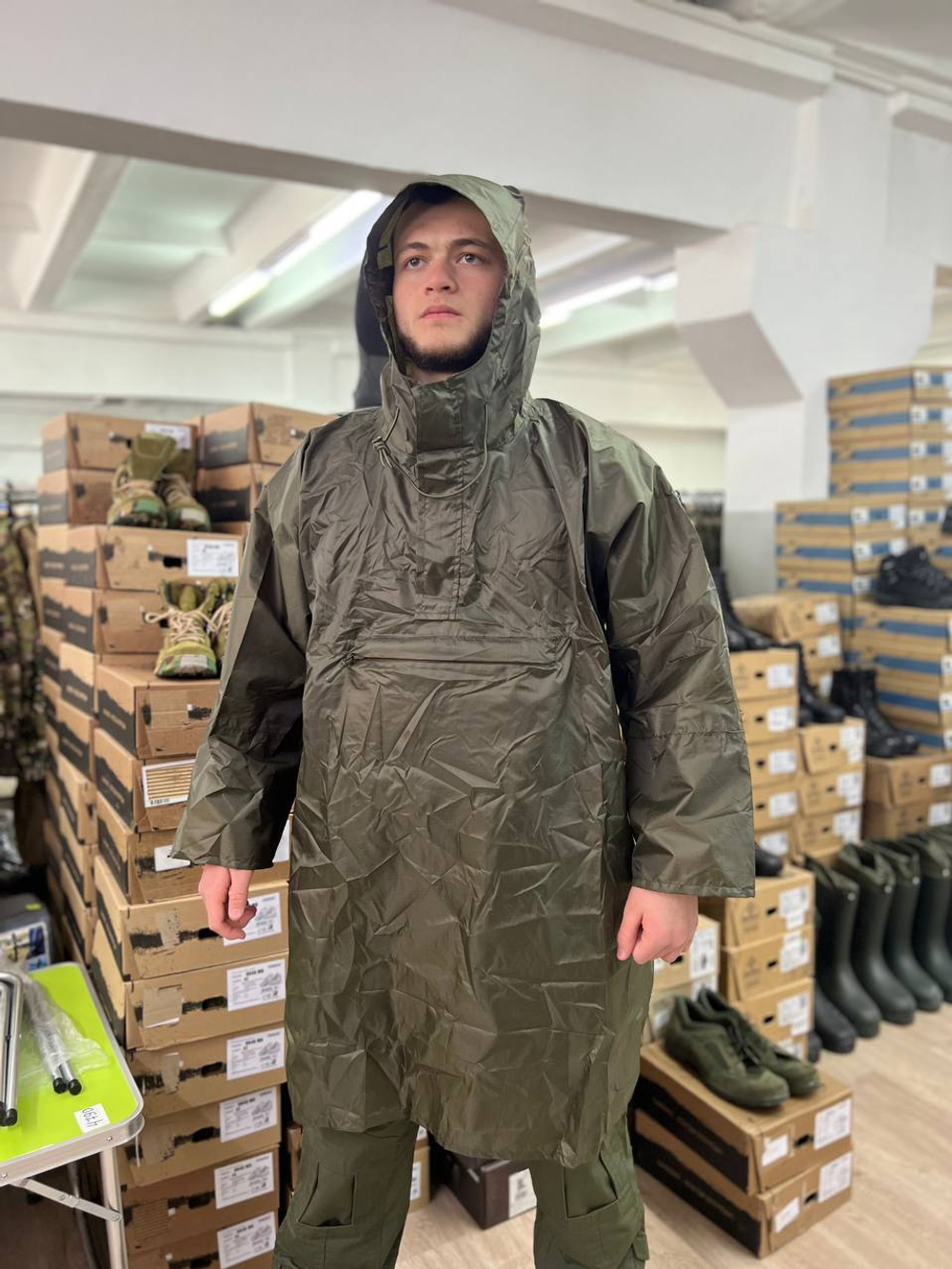 Пончо / олива