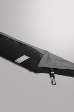 ZARA СПОРТИВНАЯ ПОЯСНАЯ СУМКА ИЗ ВЫСОКОТЕХНОЛОГИЧНОЙ ТКАНИ, ЧЕРНЫЙ