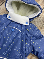 Комбинезон-трасформер детский 2в1 "Принц" , модель: 72-18 (Цвет: Т. брусника, Размер: 80)