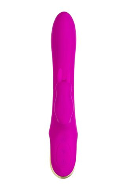 Лиловый тройной вибратор Trinny - 21,5 см.