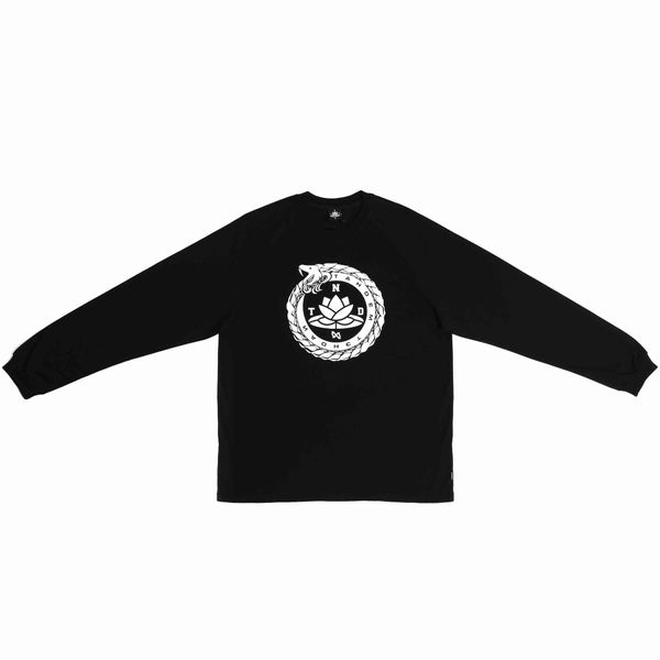 Лонгслив Тэндай черный - фото 5