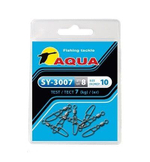 Карабин с вертлюгом для рыбалки SY-3007 №05 (упк. 8 шт.)