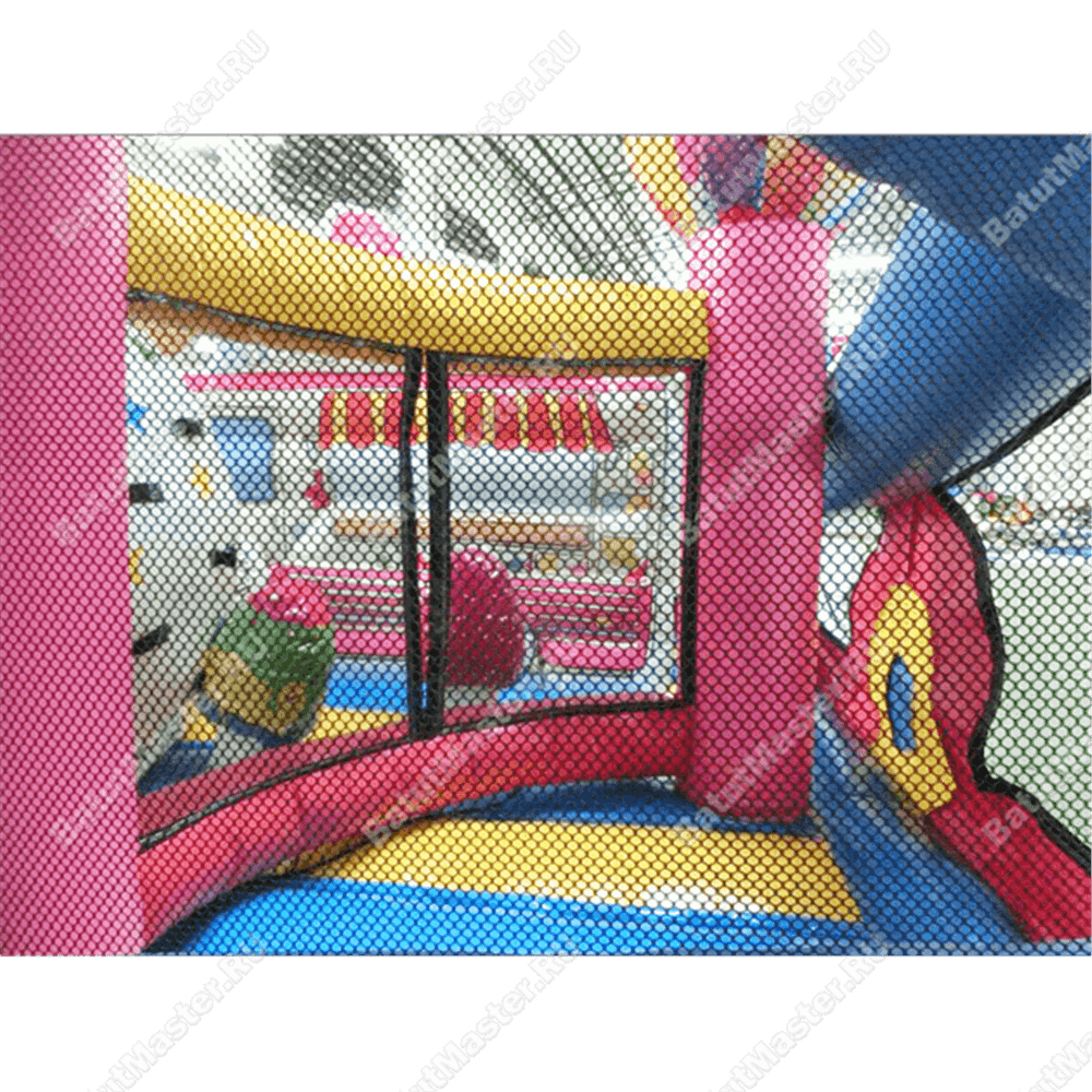 Коммерческий надувной батут "Мороженое" 6*6*3.5 м