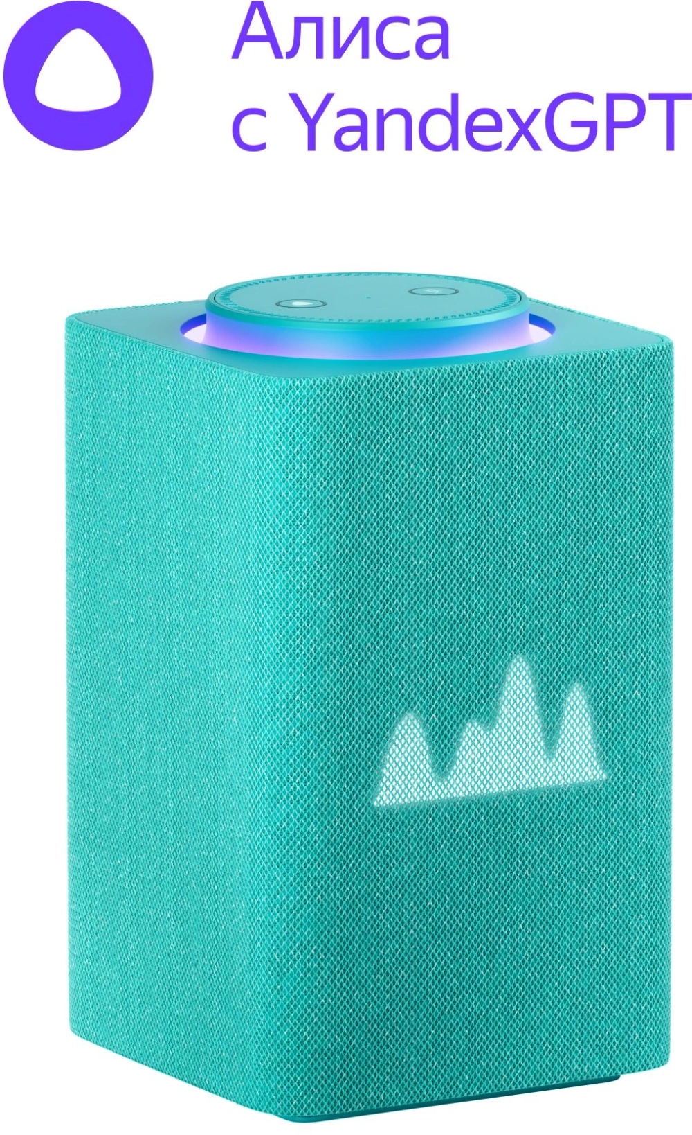 Умная колонка Yandex Станция Макс Zigbee Алиса бирюзовый 65W 1.0 BT/Wi-Fi 10м (YNDX-00053TRQ)