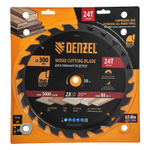 Пильный диск по дереву ф300 х 30 мм, 24 зубьев Denzel