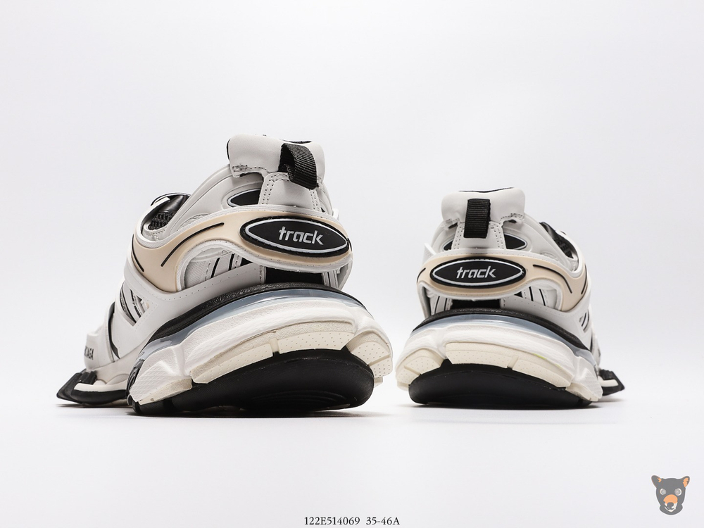 Кроссовки Track Trainers White/Black/Beige