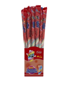 Маршмеллоу , зефирная косичка с фруктовым вкусом, 24шт