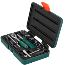 S68H2141S Набор головок торцевых 1/4"DR Super Tech, 41 предмет