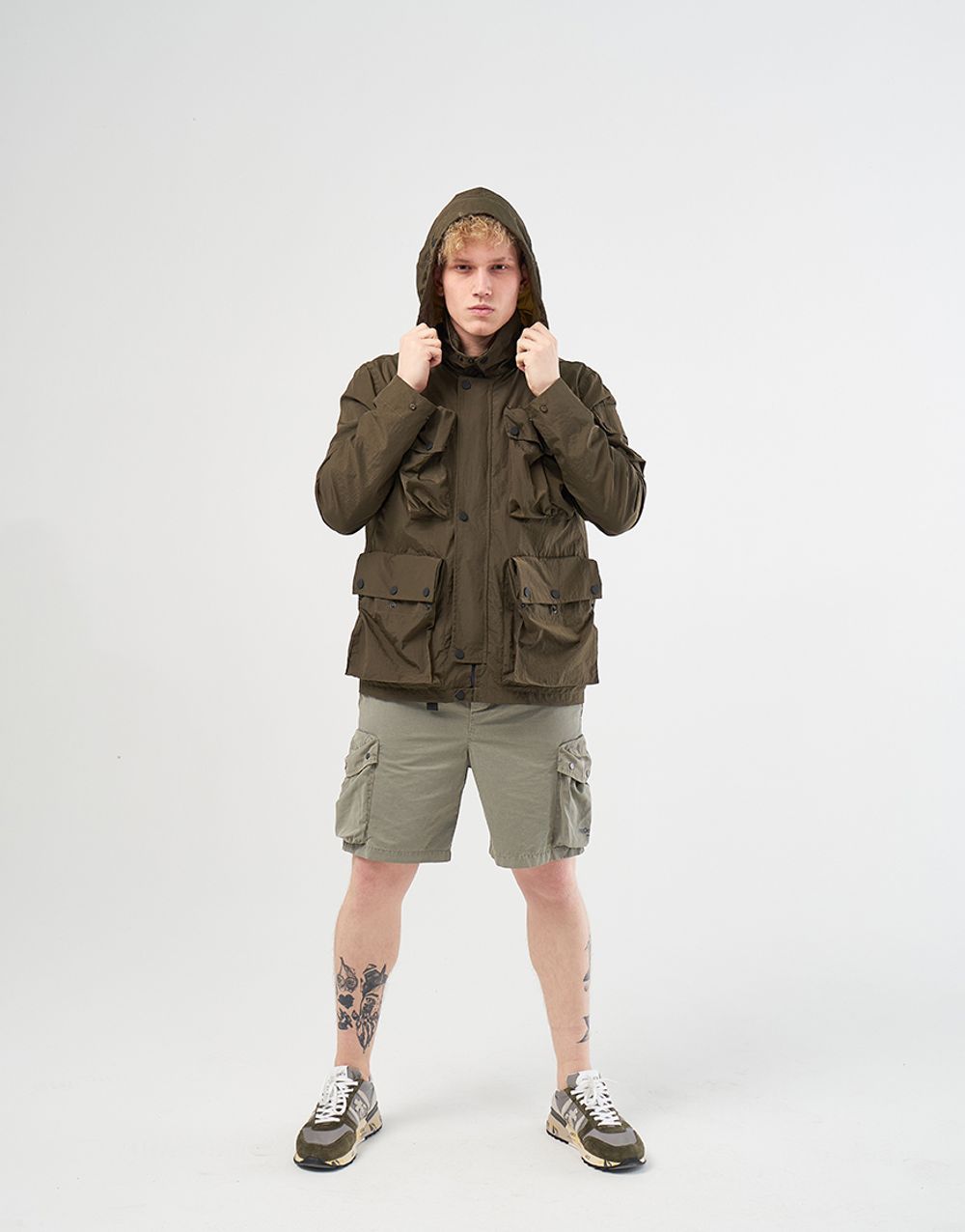 Куртка We Don’t Care Swiss M70 Crinkle Nylon Jacket Khaki