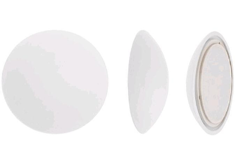 Ограничитель  дверной АЛЛЮР PB-01 ДЕМПФЕР БЕЛЫЙ пластик. /10225