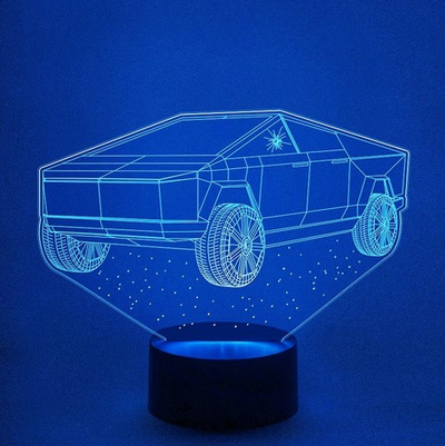 Светильник "Автомобиль - Tesla Roadster" (Тесла)