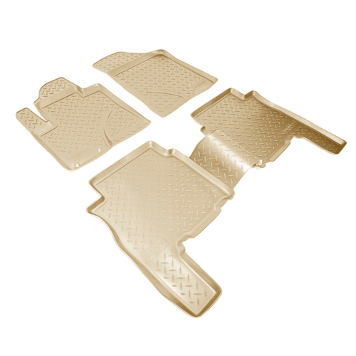 Ковры в салон Norplast/Unidec для Hyundai Santa Fe в кузове CM (2010-2012), Бежевый, арт.NPL-Po-31-23-B