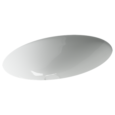 Раковина встраиваемая снизу CERAMICANOVA Era овальная 615x435x220 мм, цвет белый арт. CN6081