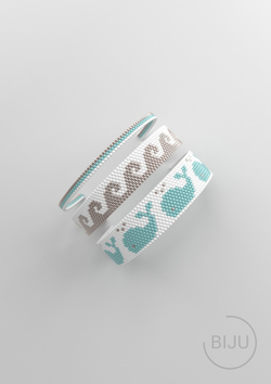 Схема PEYOTE, Схема браслета мозаичное плетение, узор из Miyuki Delica 11/0, файл PDF, №165