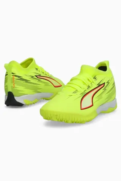 Сороконожки Puma Ultra 6 Match+ LL TT Mid Junior - зеленый