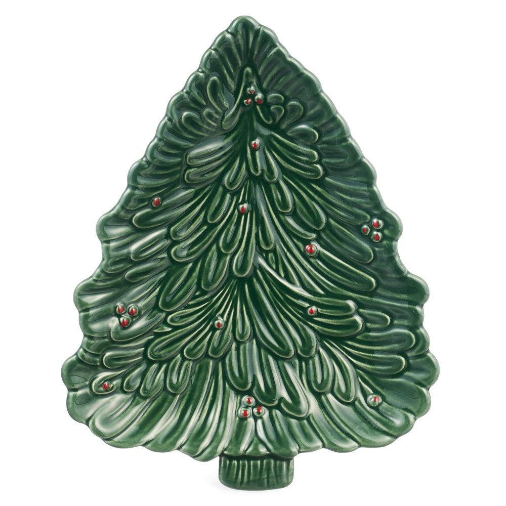 БЛЮДО СЕРВИРОВОЧНОЕ "GREEN PINE" 22*17,5*2,5 СМ