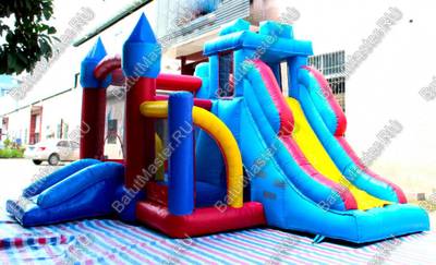 Детский надувной батут "Небесный замок" 6*5*5 м