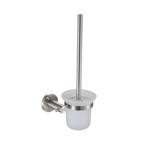 Ерш для туалета Frap, подвес, стекло, нержавеющая сталь, чер, F30110