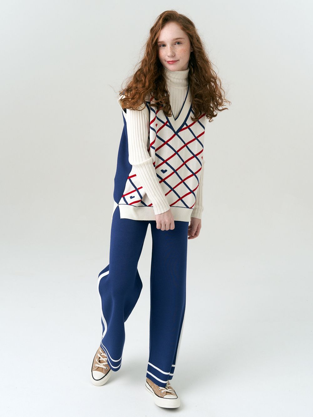 Жилетка в школу для девочки AT1011 сапфировый