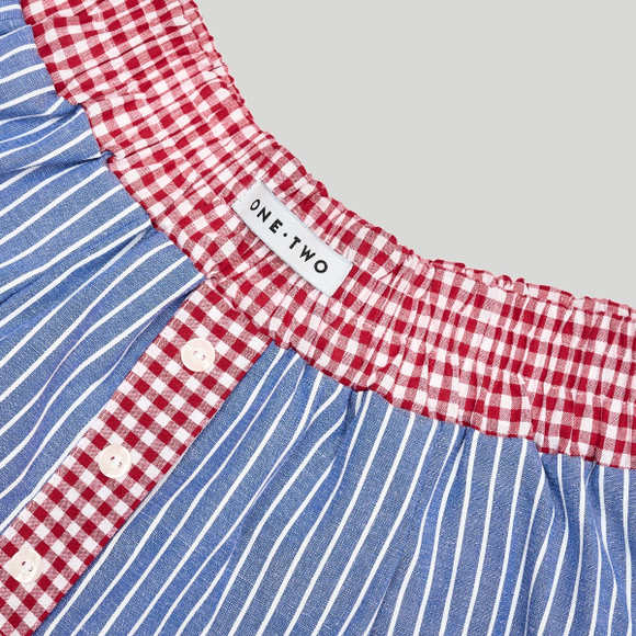 Boxer Shorts Blue-Red