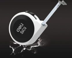 Рулетка "Home Series White" Deli H8005B 5м х 19мм (Эксклюзивный дизайн, подарочная упаковка)