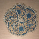 Комплект гобеленовых салфеток из 7 штук "D. ТРОЙКА", Россия.