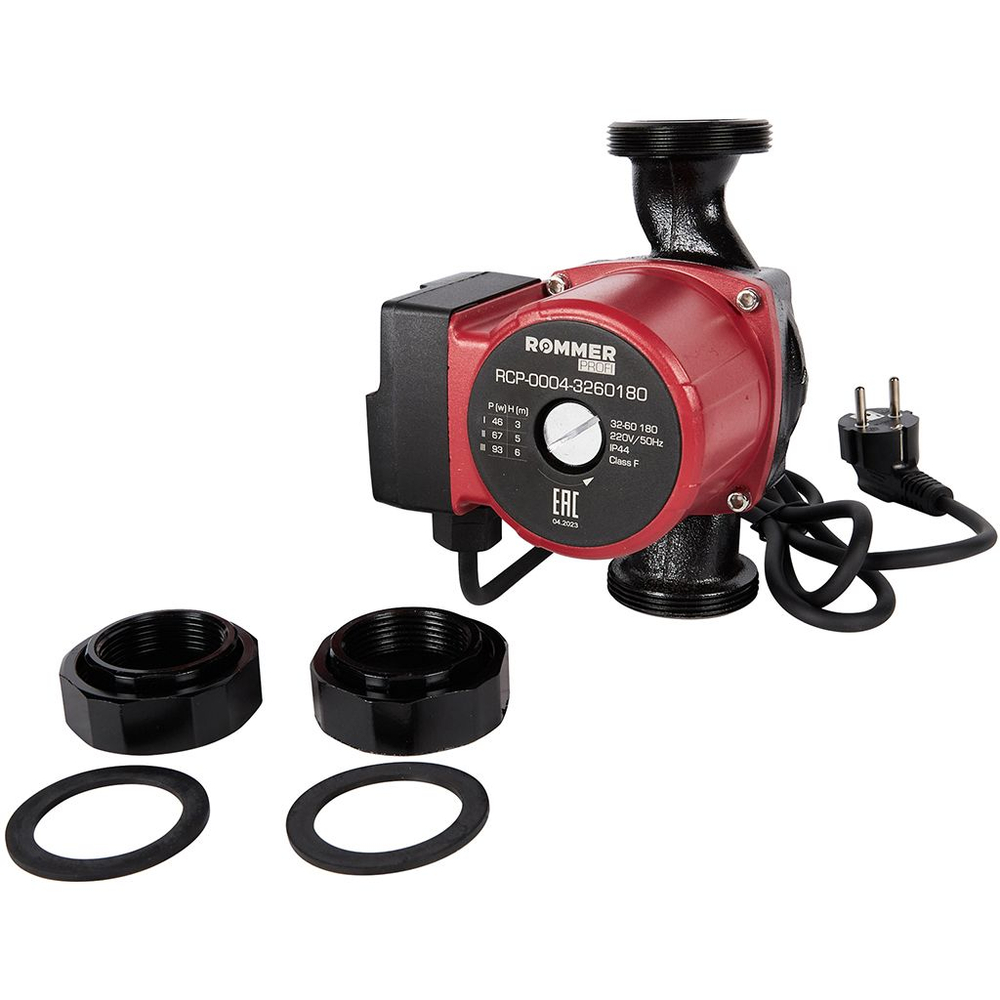 Насос циркуляционный ROMMER Profi 32-60-180 с гайками