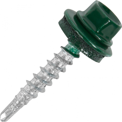 Кровельные Саморезы 4,8х50 темно-зеленые