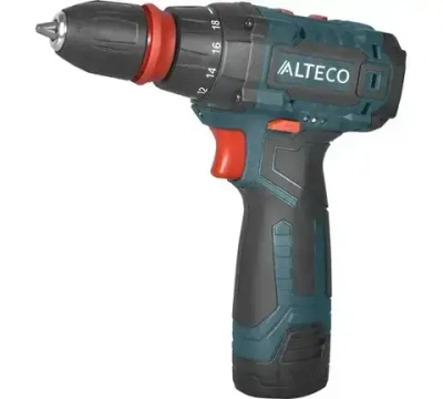 Дрель, 12 В, 10 мм, 1250 об/мин, патрон - быстрозажимной, разноцветный