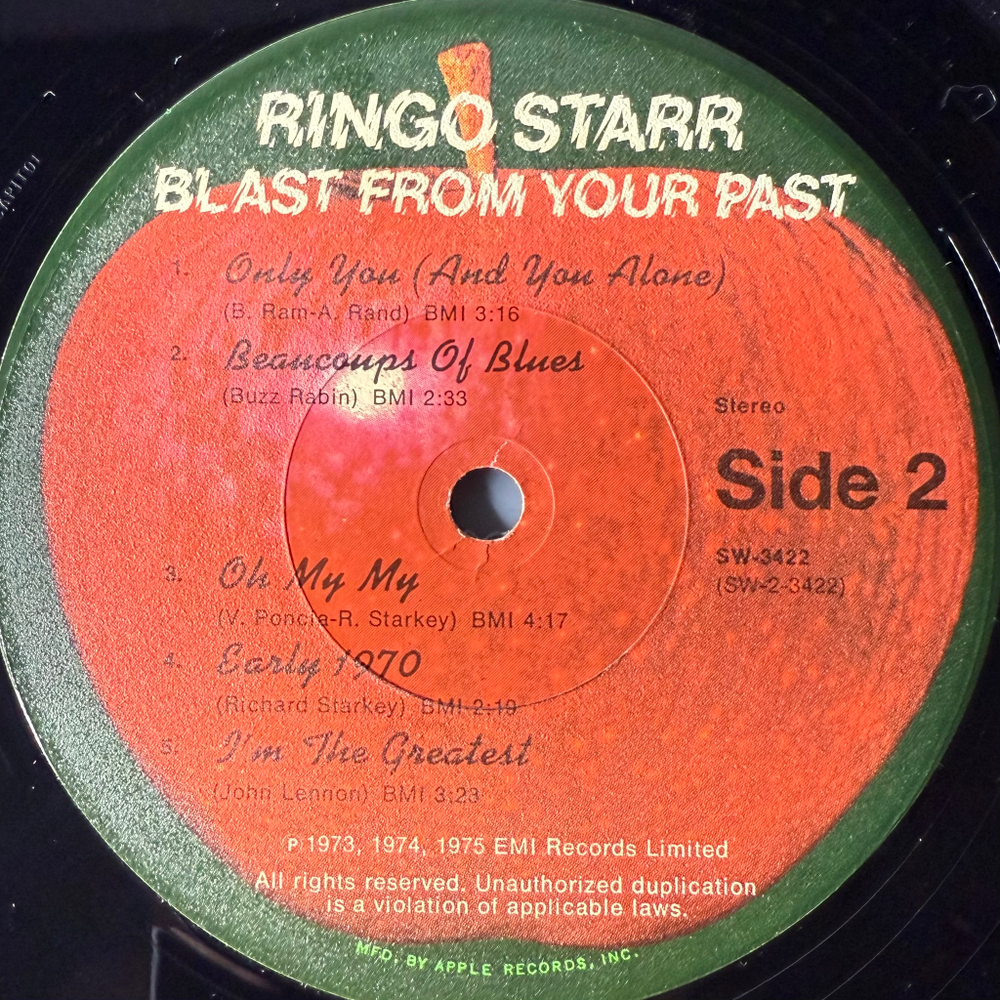 Виниловая пластинка Ringo Starr ‎– Blast From Your Past LP