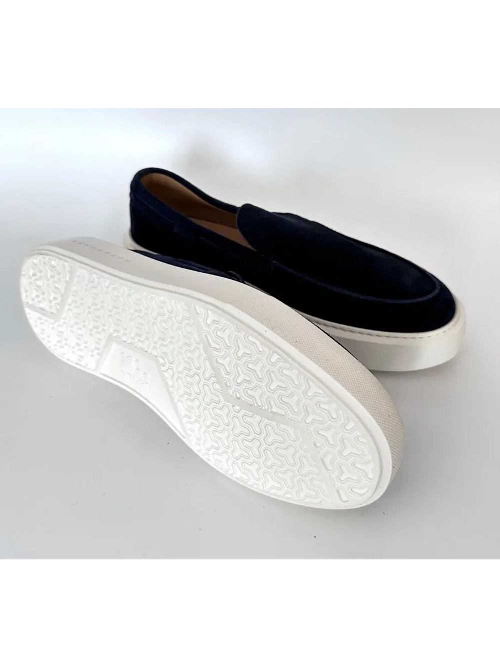 Лоферы синие